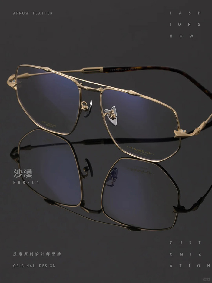 pure titanium aviator frames5